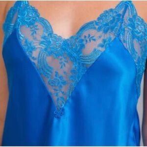Vintage VAL MODE lingerie blue baby doll.